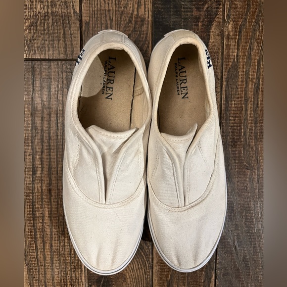 Ralph Lauren Slip On Sneakers Sz 9 - Picture 3 of 12
